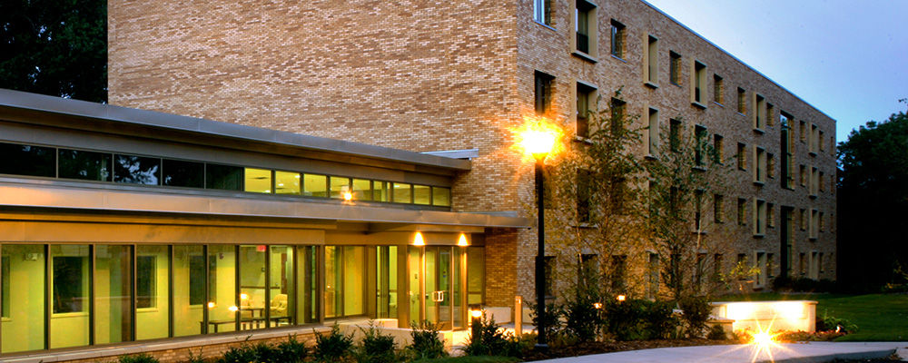 Outside Image of Rauenhorst Hall