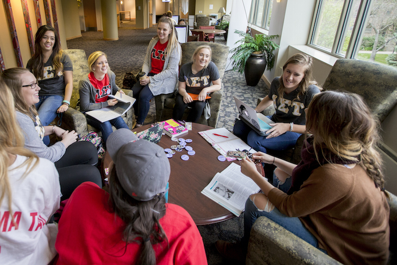 Sorority meeting in Coeur de Catherine