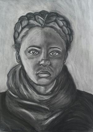 Self-portrait by LaVina Branscomb '16
