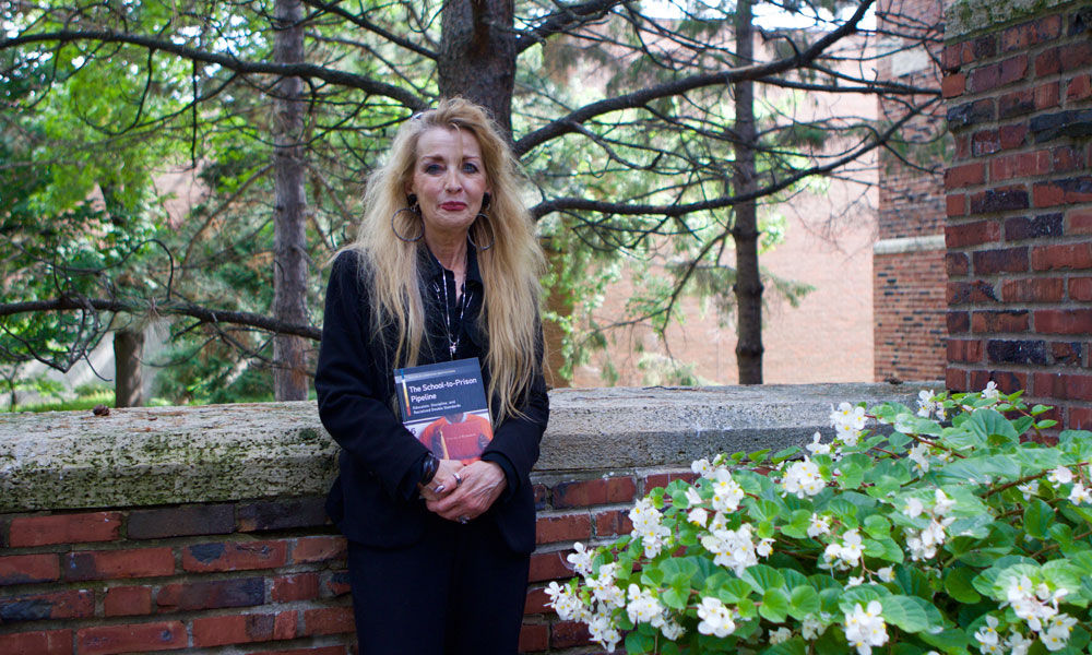 Sociology Professor Nancy Heizeg, author of "The School-to-Prison Pipeline: Education, Discipline, and Racialized Double Standards"