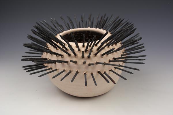 A ceramic piece by Tavia VanZuilen '16.