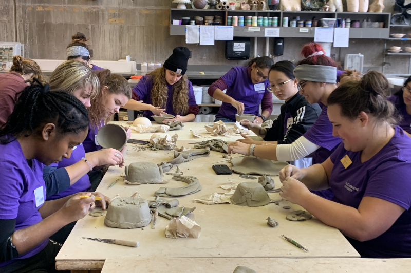 2019 Citizen Katie volunteers at Empty Bowls