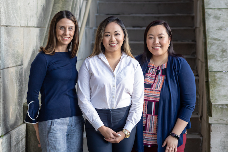 Allison Adrian, PhD, Mainhia Thao '18, and Mysee Change '13