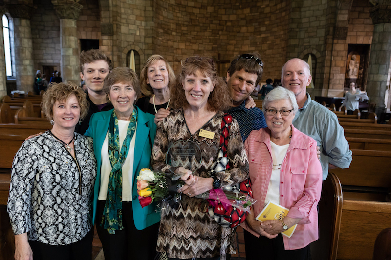 Mary Hearst, Director of Public Health, won the 2019 award for faculty excellence