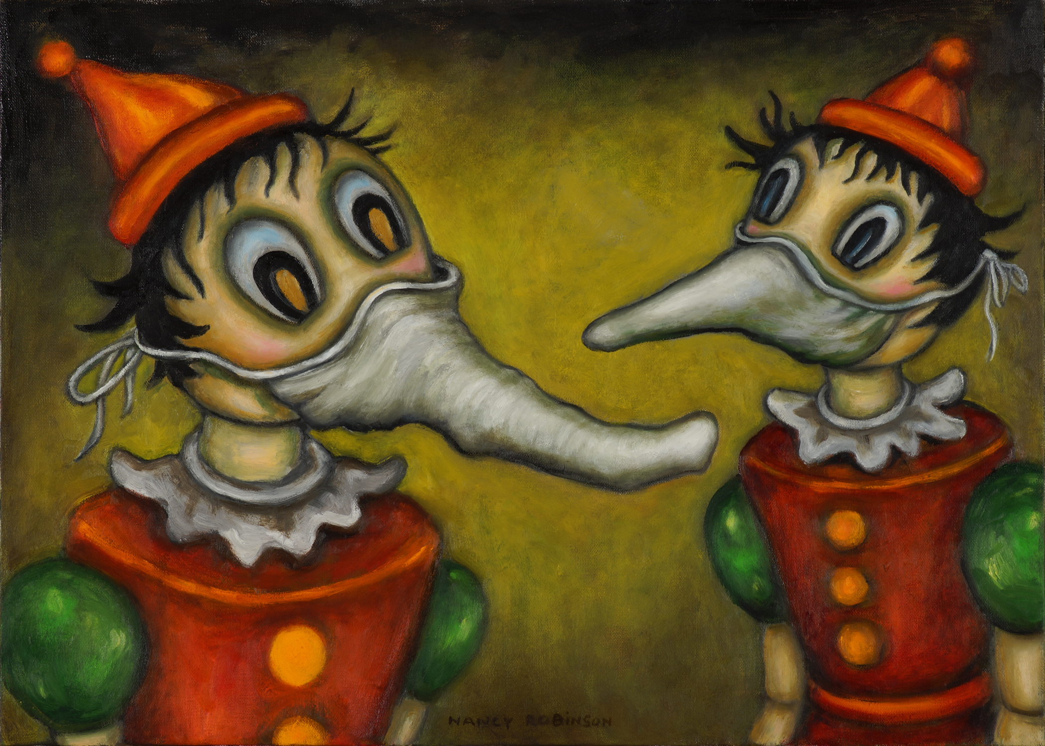 Pandemic Art Lessons: Pinocchios
