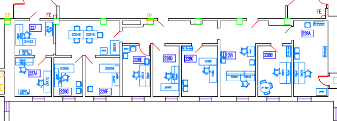 Image of a floorplan from overhead