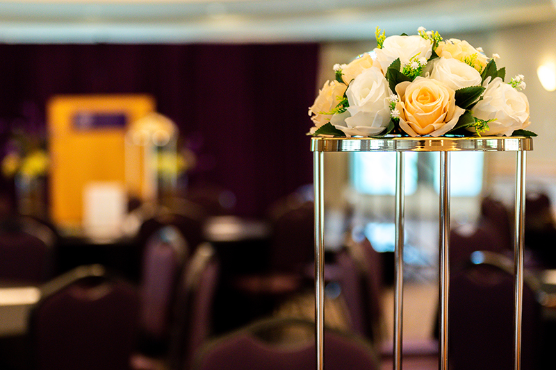 Bouquet of flowers at event