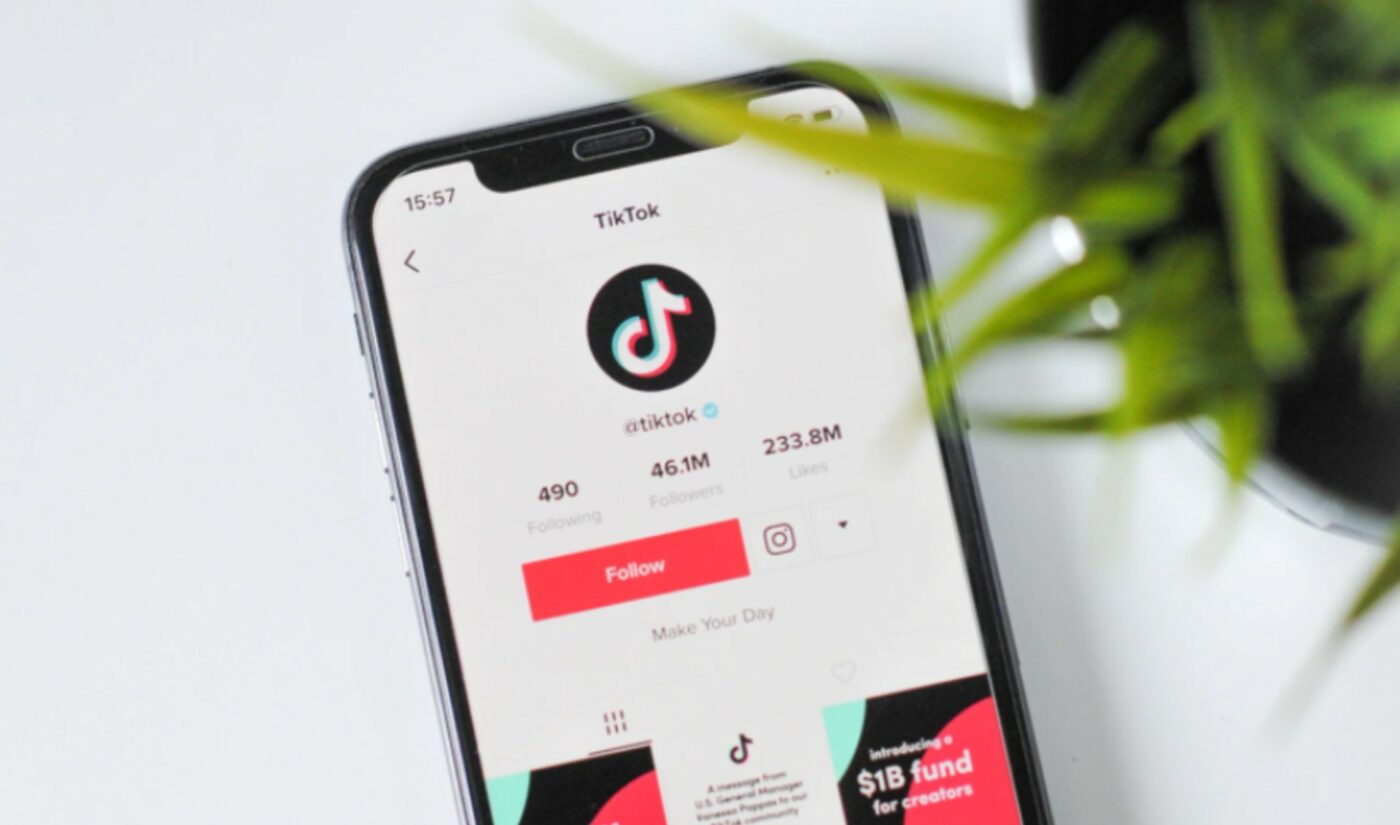 tiktok screen