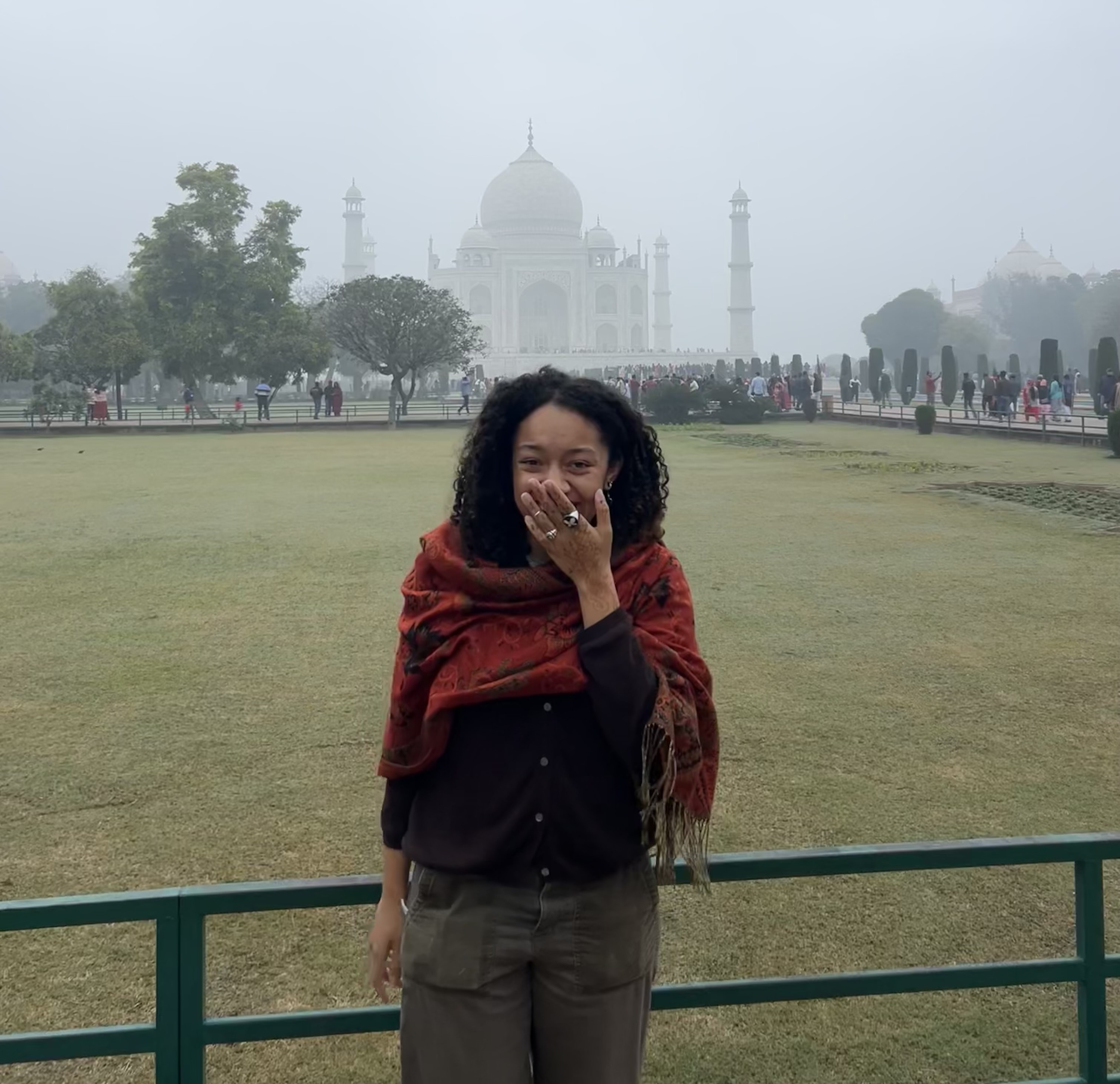 Eva Ngono, Taj Mahal, Agra India