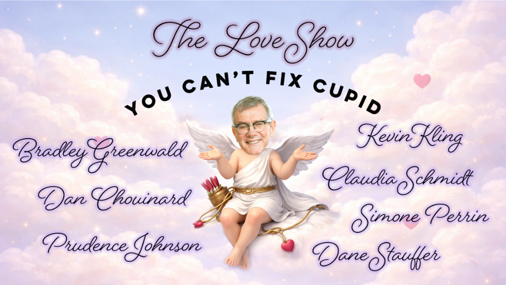 Kevin Kling as cupid