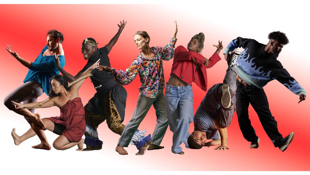 McKnight SOLO Dancers on a white and red background.