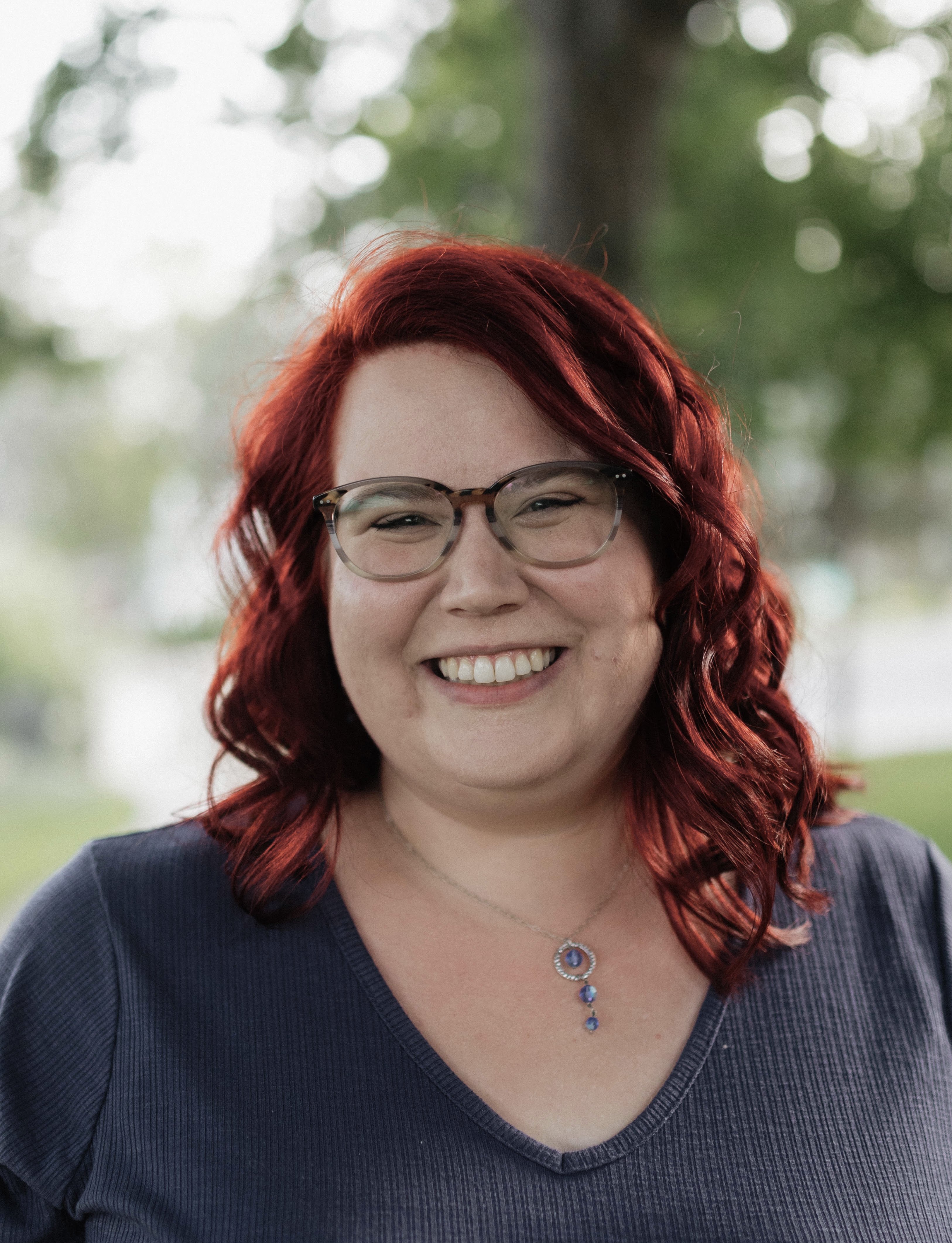 Headshot of a smiling woman