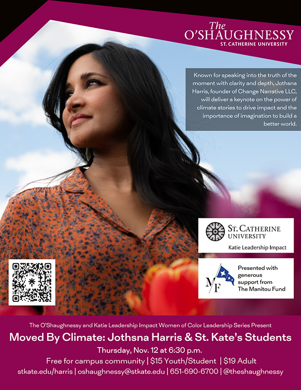 Flyer for She Leads event