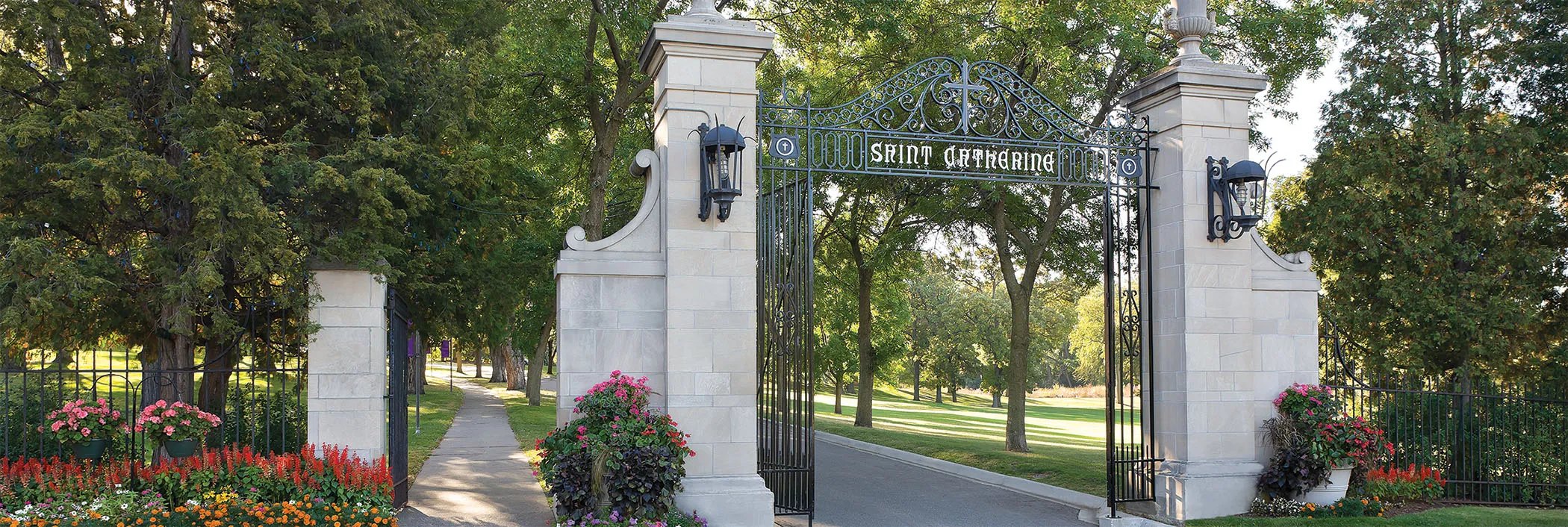 Gates open up to our St. Paul, MN campus