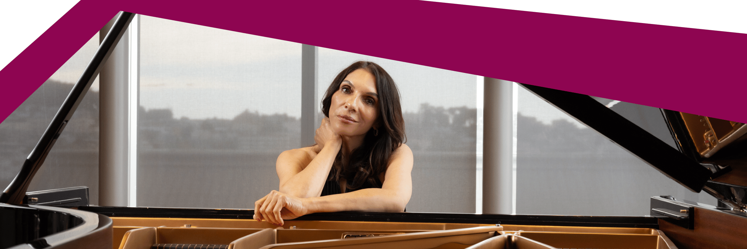 Lara Downes at piano