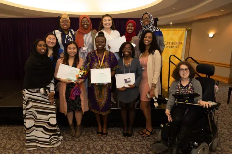 Student recipients at the 2019 Honors and Awards ceremony