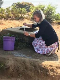 Testing water