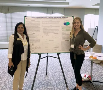 Professor Anupama Pasricha and Sydney Schumann
