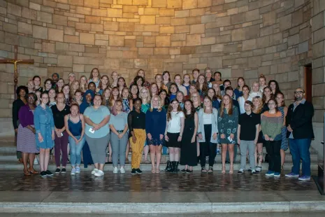 2019 Antonian Honors pinning ceremony