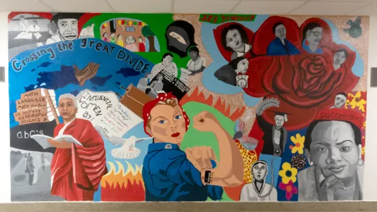 Mural on Minneapolis campus