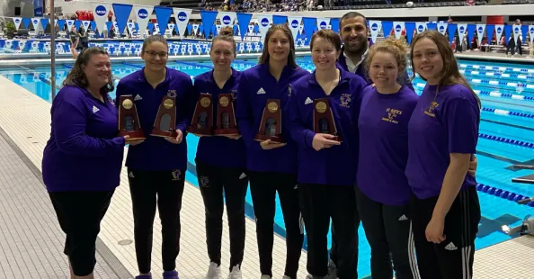 Wildcat Swimming and Diving Team at 2022 NCAA