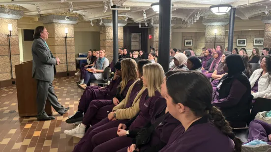 Nursing students at the Capitol