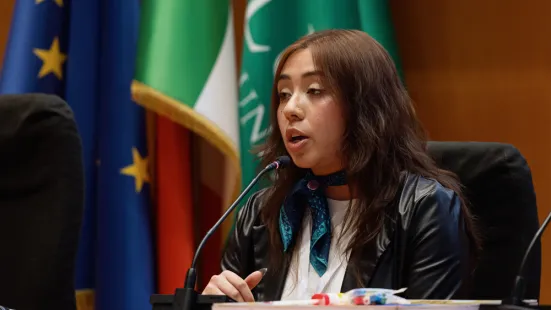 Victoria Delgado-Palma ’23 presents at Uniservitate Symposium 2024