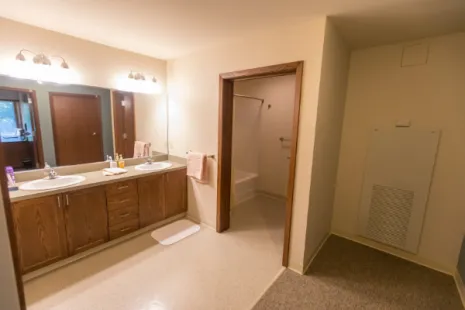 A 4-bedroom suite that is in both Rauenhorst and Morrison.