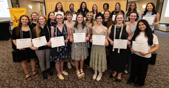 Phi Beta Kappa inductees