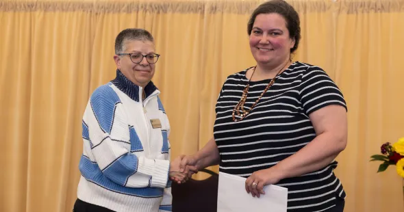 Katherine Muller, Michael J. Baynes Reflective Life Award recipient