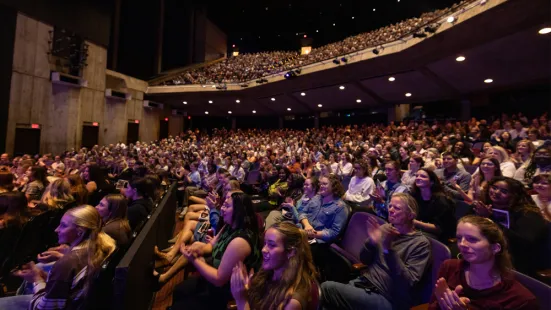 The O'Shaughnessy auditorium with a sold-out audience.