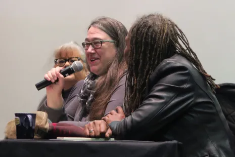 Heid Erdrich, contributing author to the book A Good Time for the Truth
