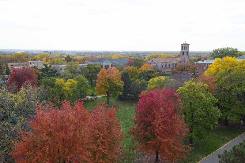 wide shot of St. Catherine's campus