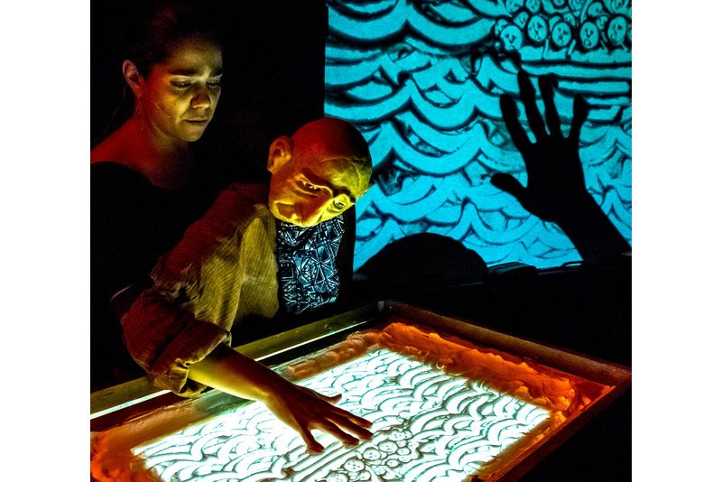 sofia padilla with puppet