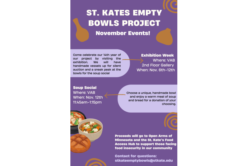 empty bowl exhibition flyer