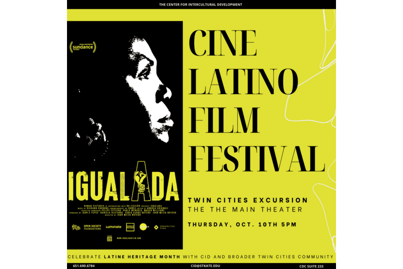 cine latino film festival flyer