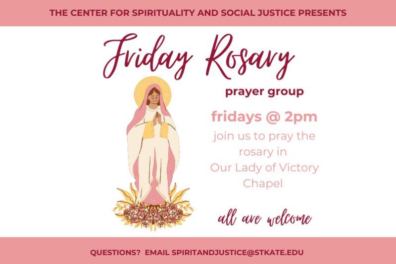 friday rosary flyer