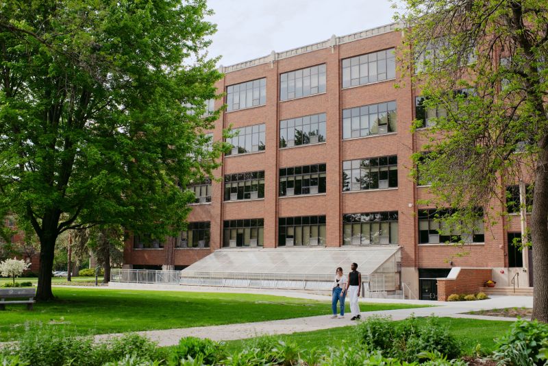 Photo of the Mendel building.