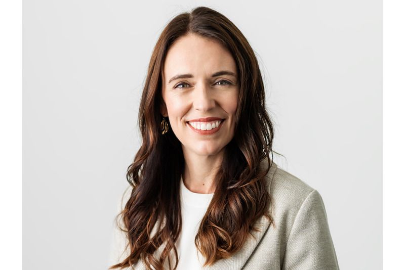 close up of Jacinda Ardern