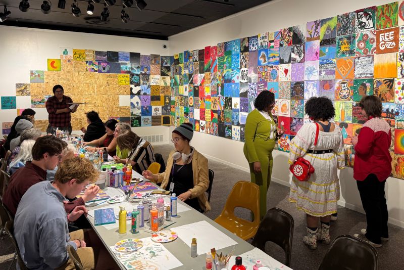 The Plywood Quilt opening reception