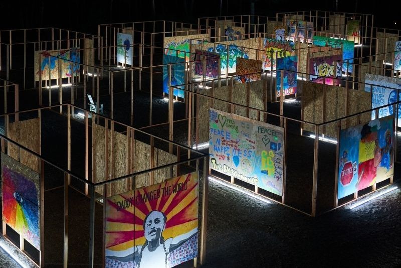 An exhibition of murals created during the 2020 uprising in Minneapolis