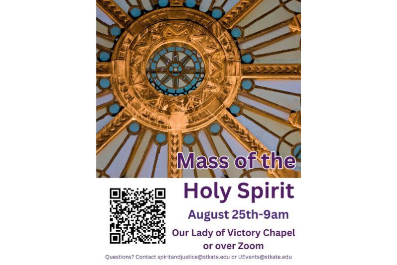 Poster for the Mass of the Holy Spirit