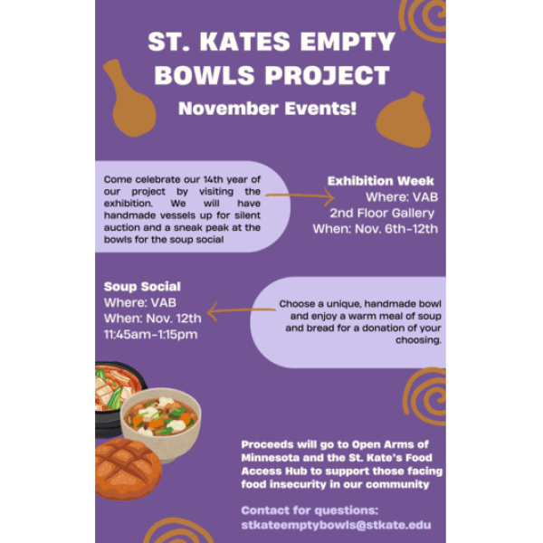 empty bowl exhibition flyer