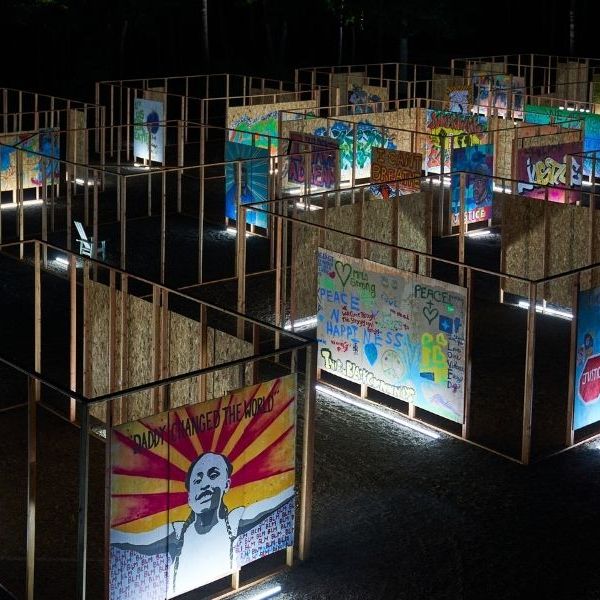 An exhibition of murals created during the 2020 uprising in Minneapolis