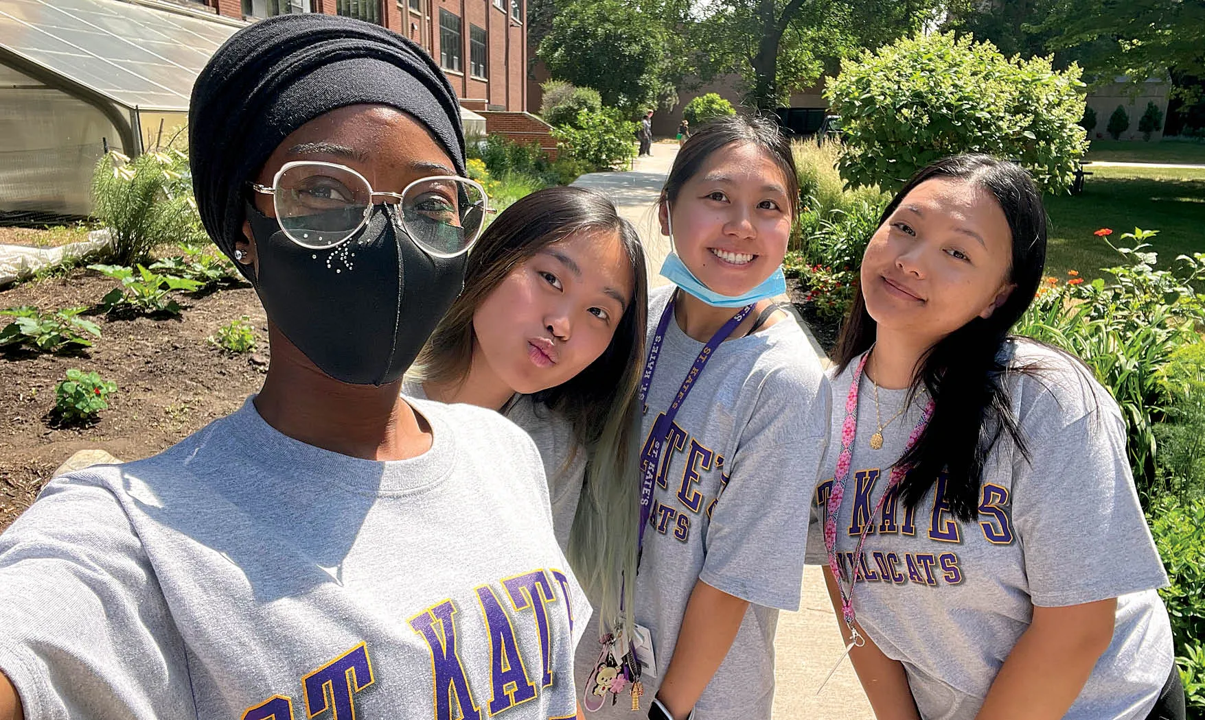 Pollen in Love With STEM St. Kate's summer camp leaders