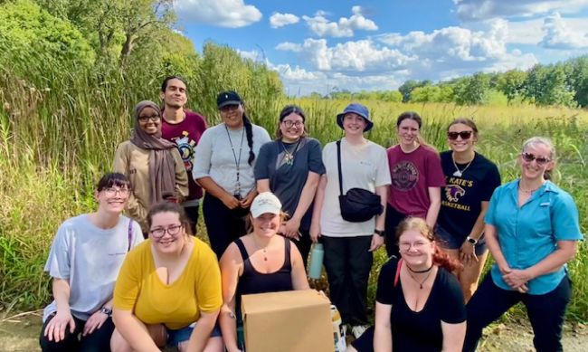 St. Kate’s students help restore Dakota sacred site through science