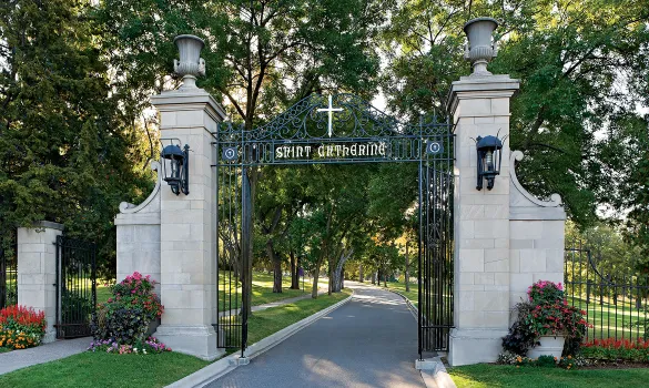 Photo of the St. Kate's Cleveland gates