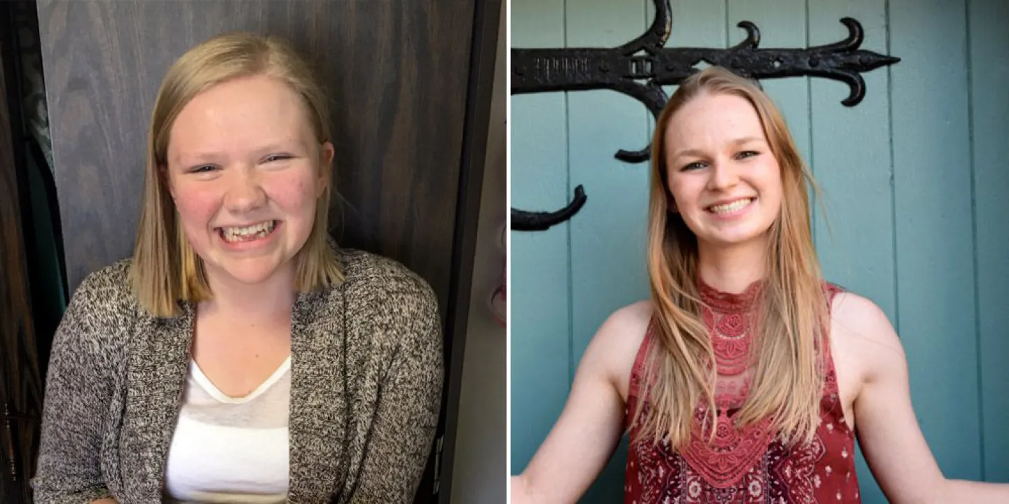 Catherine Fensom '20 and Liza Leja '20