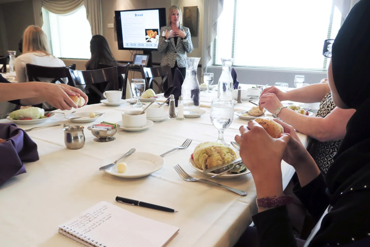 Etiquette luncheon career development