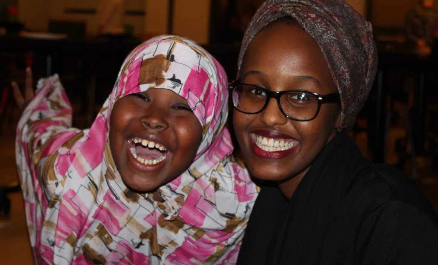 Fathi Ahmed '17 with mentee